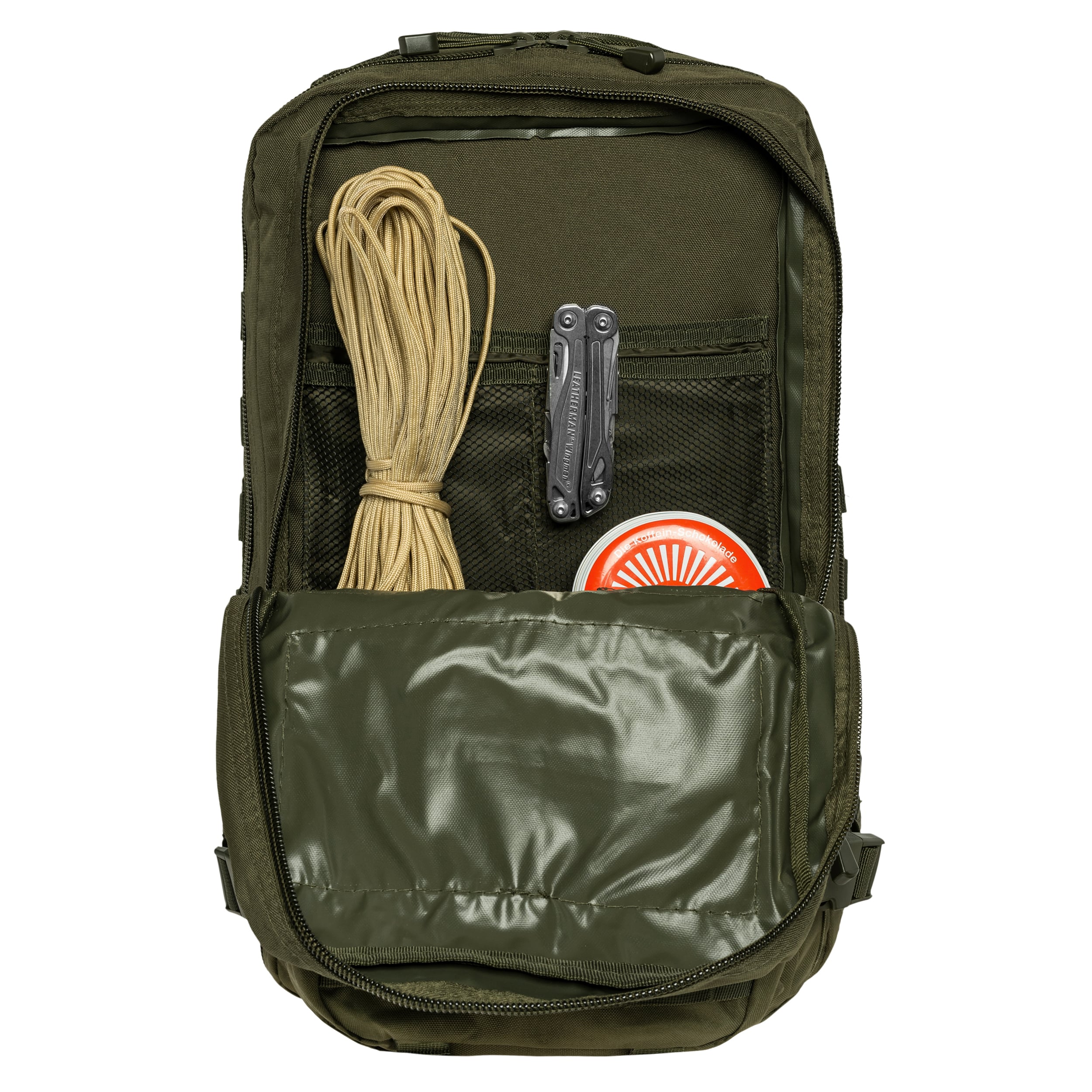 Mil-Tec Assault Pack Large Reppu 36 l - Olive