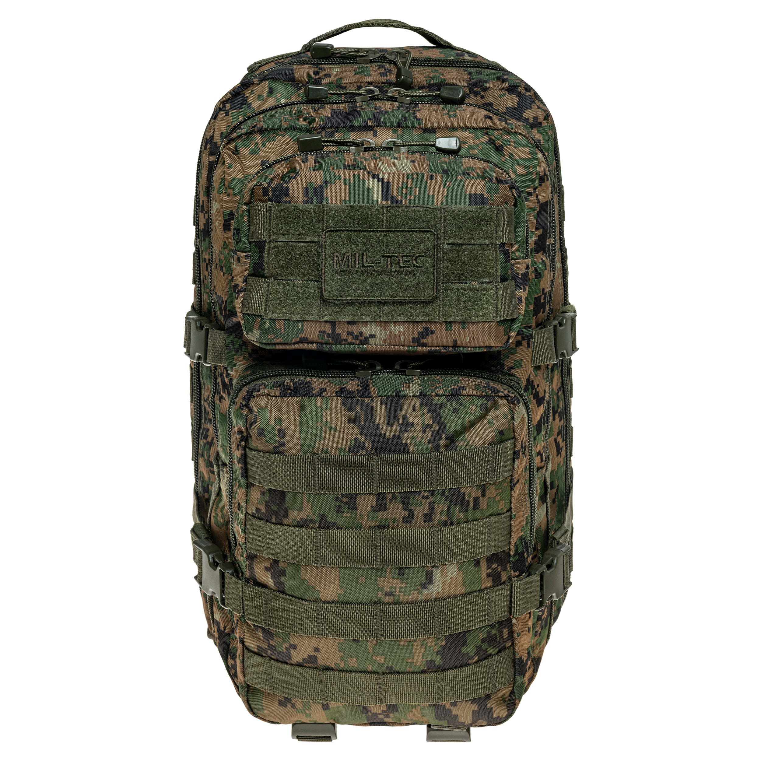 Mil-Tec Assault Pack Large Reppu 36 l - Digital Woodland