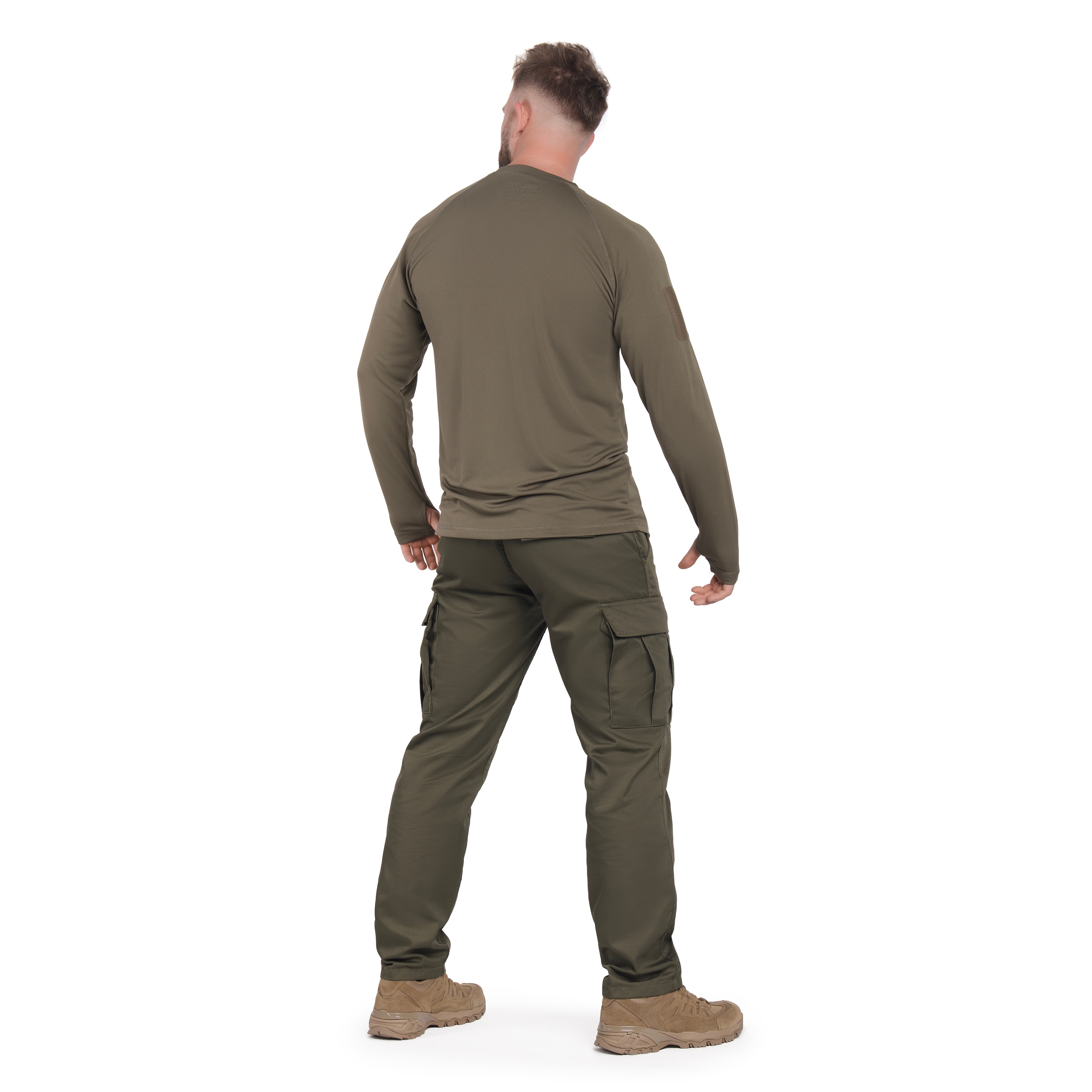Mil-Tec Tactical Long Sleeve Tekninen Paita - Olive