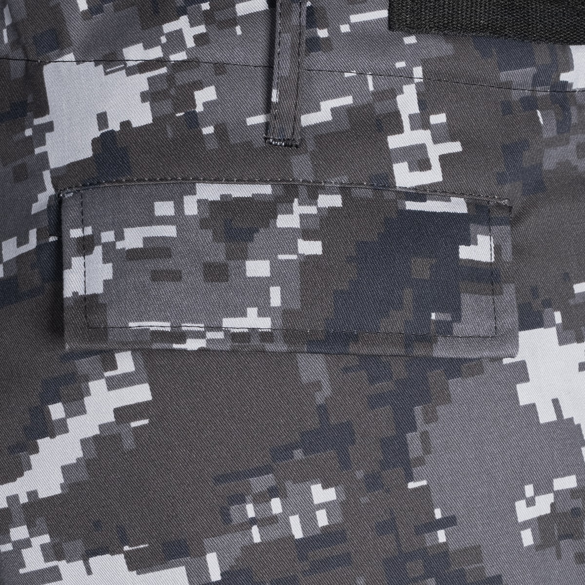 Mil-Tec US Ranger BDU Maastohousut - Black Digital