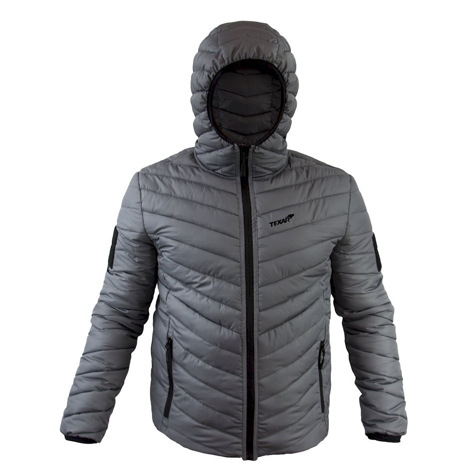 Texar Reverse Kaksipuolinen Untuvatakki - Black/Grey