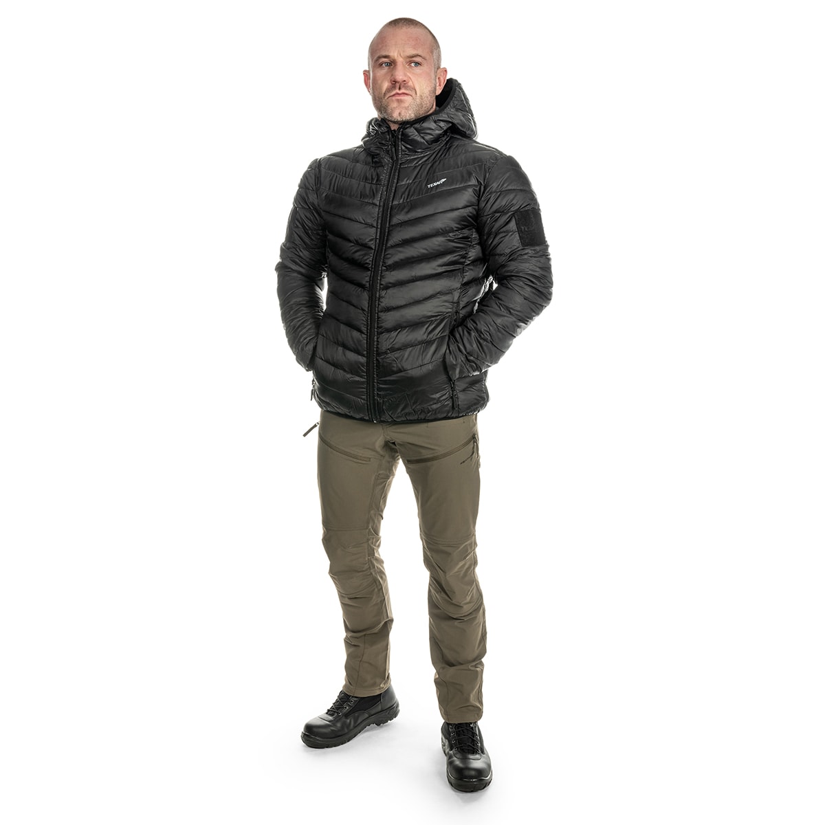 Texar Reverse Kaksipuolinen Untuvatakki - Black/Grey