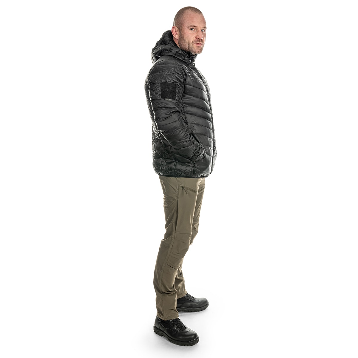 Texar Reverse Kaksipuolinen Untuvatakki - Black/Grey