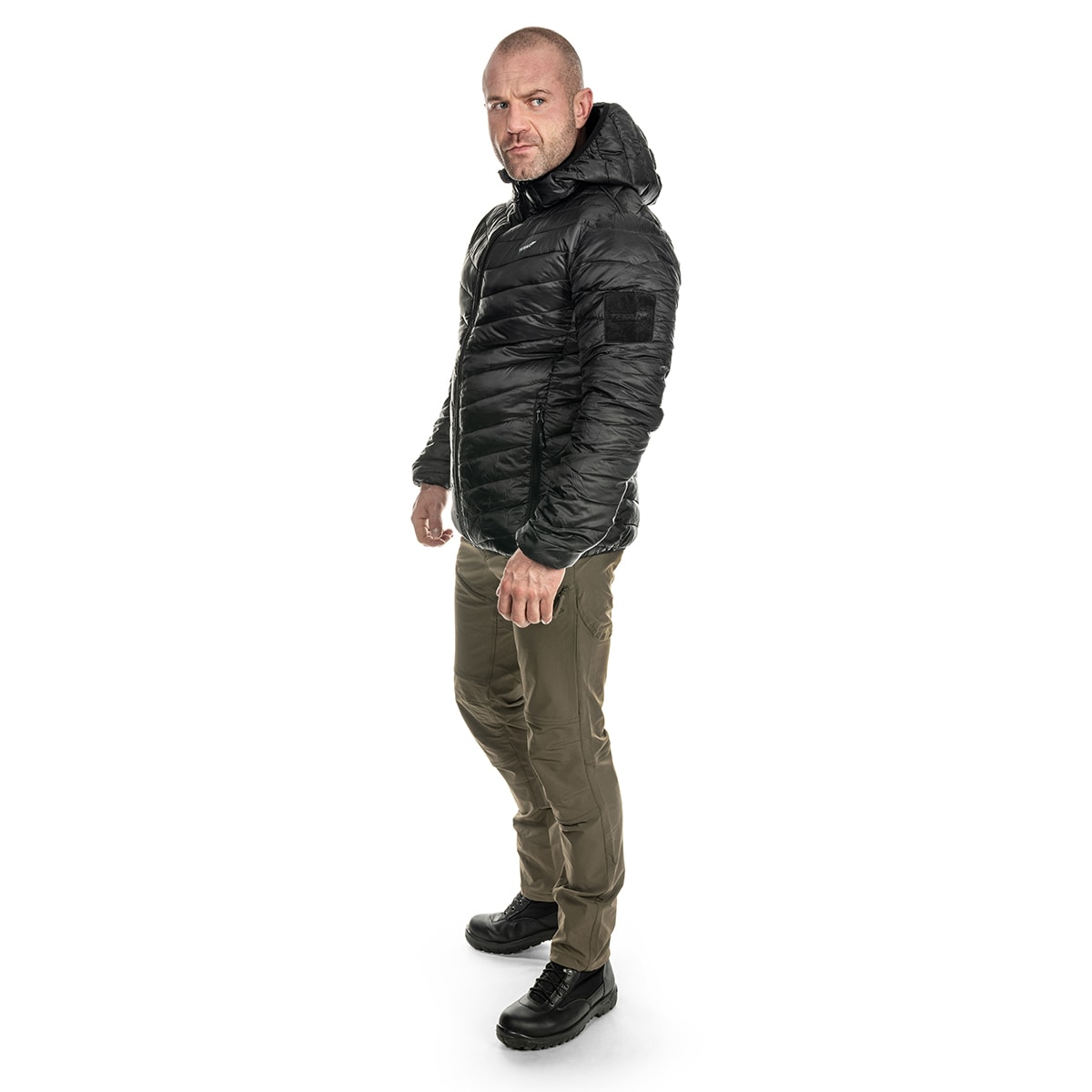 Texar Reverse Kaksipuolinen Untuvatakki - Black/Grey