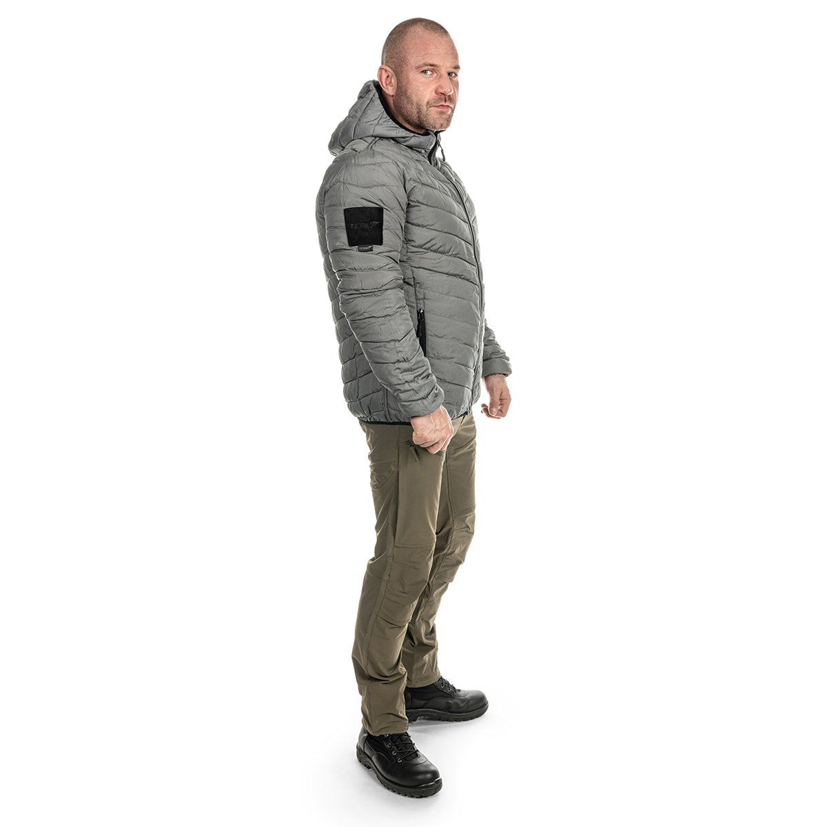 Texar Reverse Kaksipuolinen Untuvatakki - Black/Grey