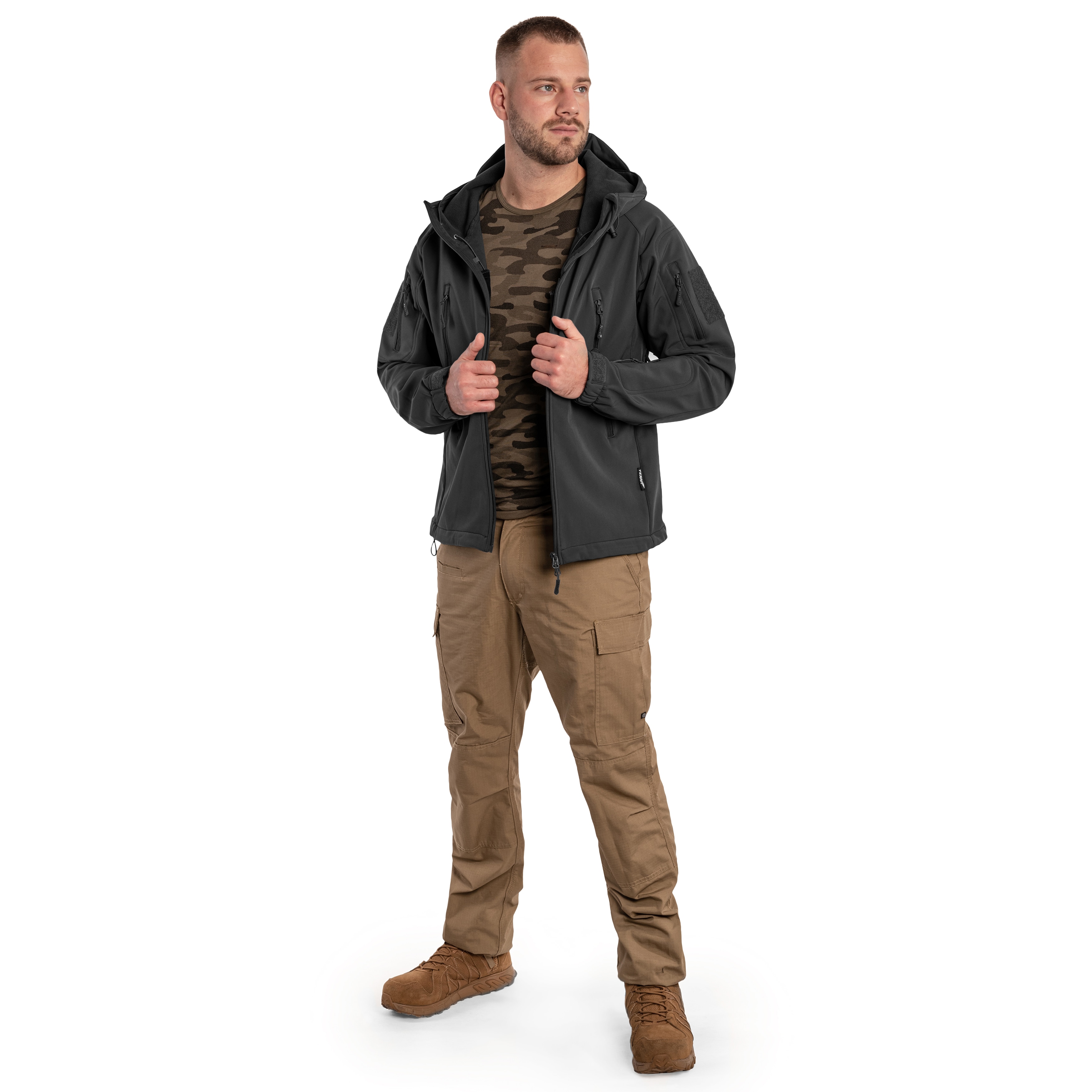 Texar Softshell Falcon -takki - Black