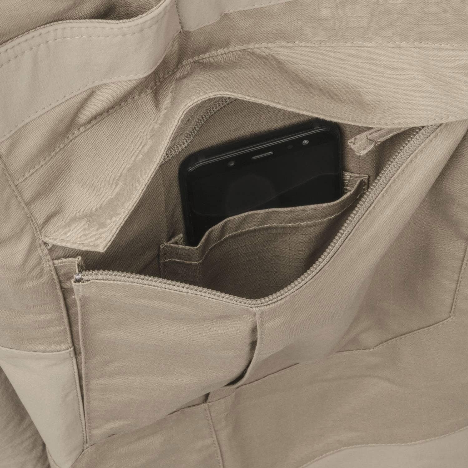Helikon-Tex Hybrid Tactical PolyCotton Rip-Stop Housut - Khaki