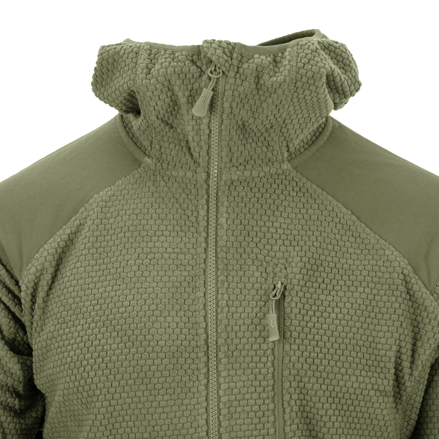 Helikon-Tex Alpha Hoodie Grid Fleece - Olive Green
