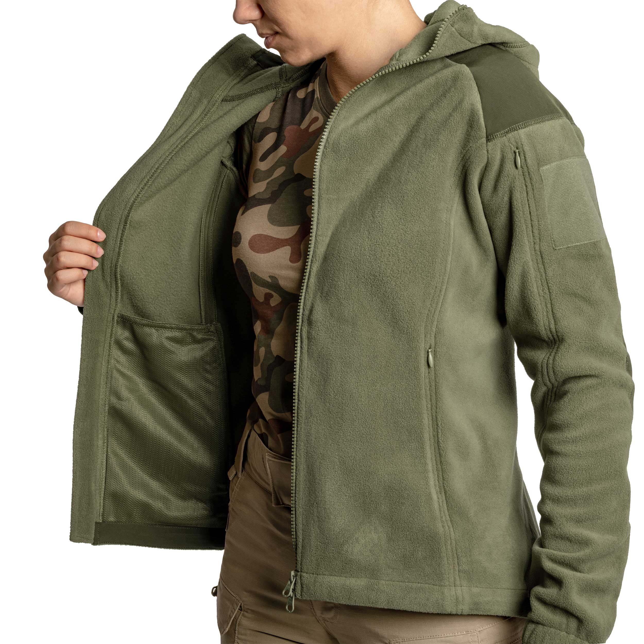 Helikon-Tex Cumulus Heavy Fleece Naisten Fleece - Taiga Green