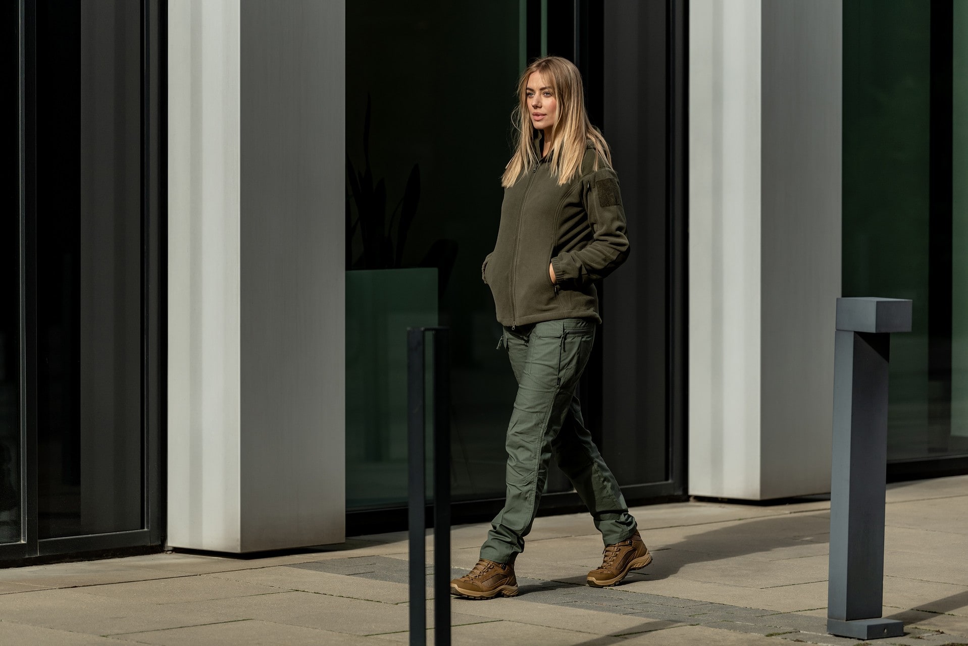 Helikon-Tex Cumulus Heavy Fleece Naisten Fleece - Taiga Green