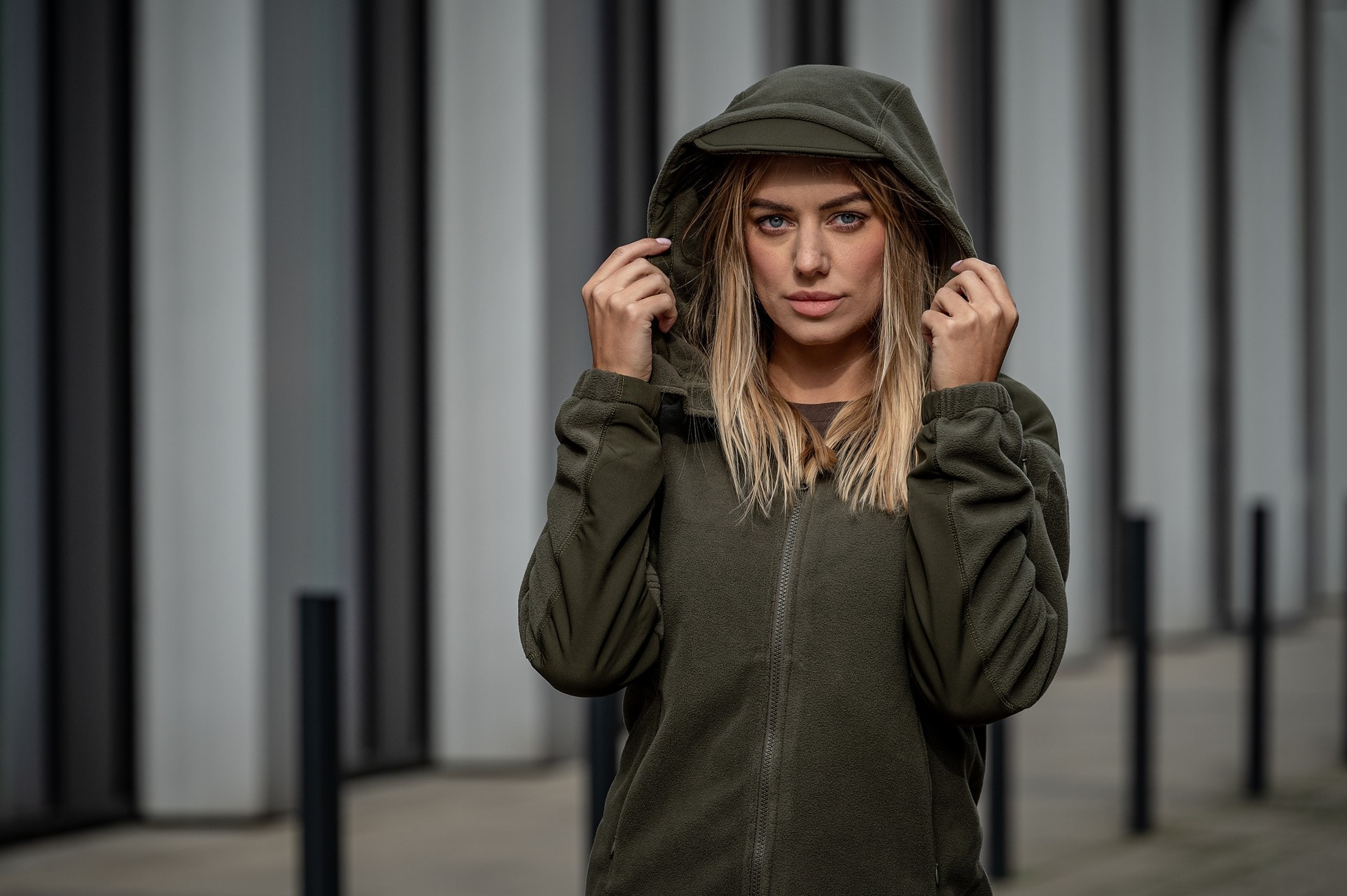 Helikon-Tex Cumulus Heavy Fleece Naisten Fleece - Taiga Green