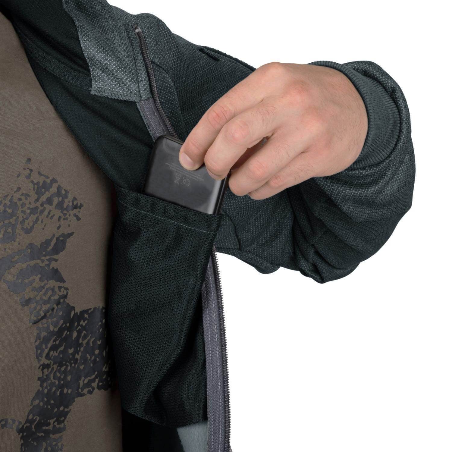 Helikon-Tex Urban Tactical Hoodie - Black/Melange Grey huppari
