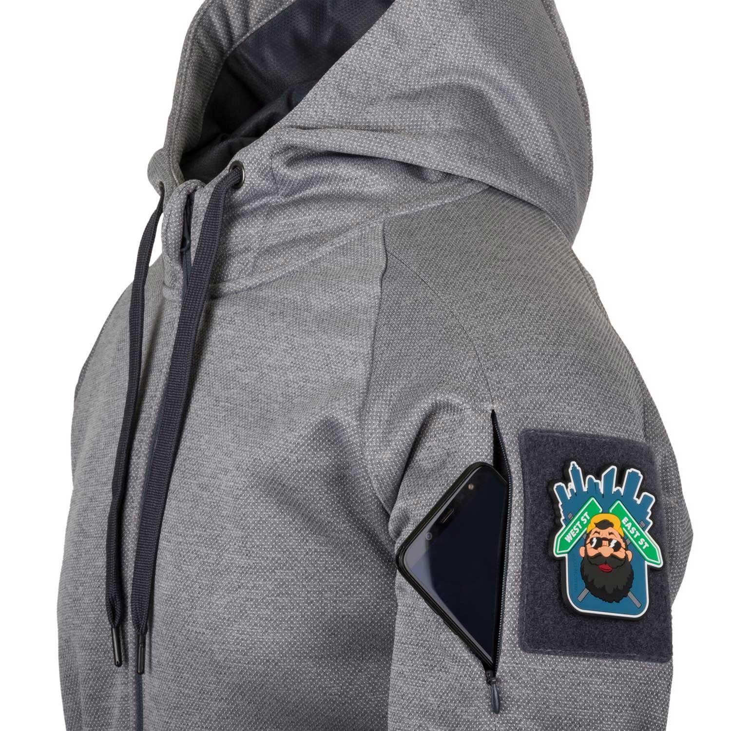 Helikon-Tex Urban Tactical Hoodie Huppari - Melange Grey