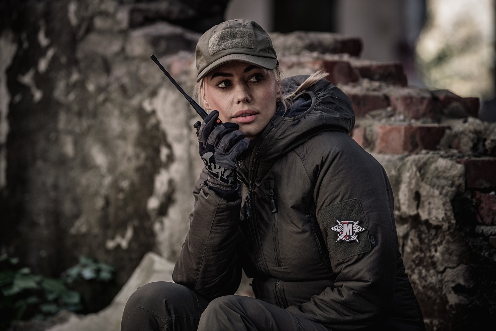 Helikon-Tex Wolfhound Hoodie Naisten Takki - Taiga Green