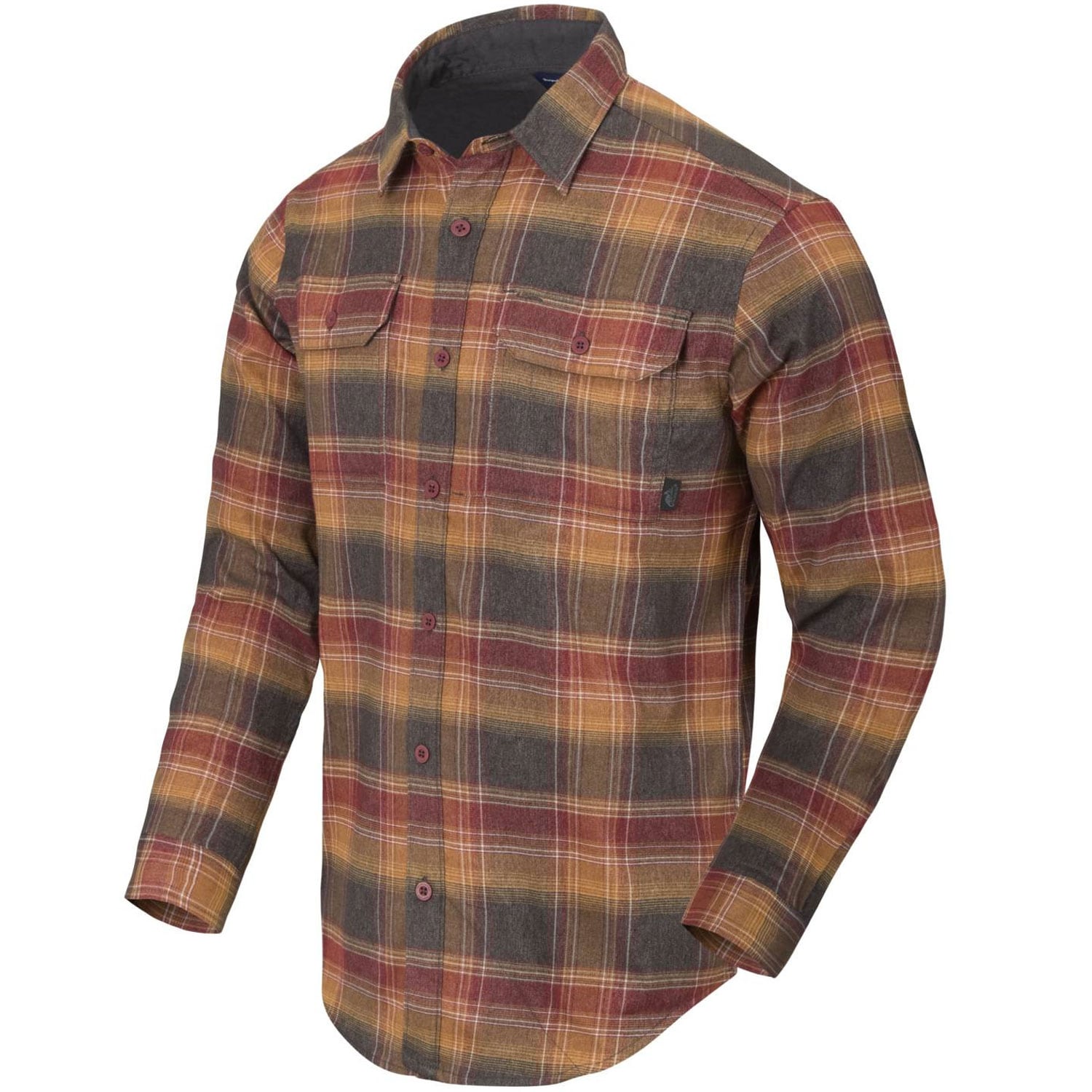 Helikon-Tex GreyMan Polyester/Nylon -kauluspaita - Amber Plaid