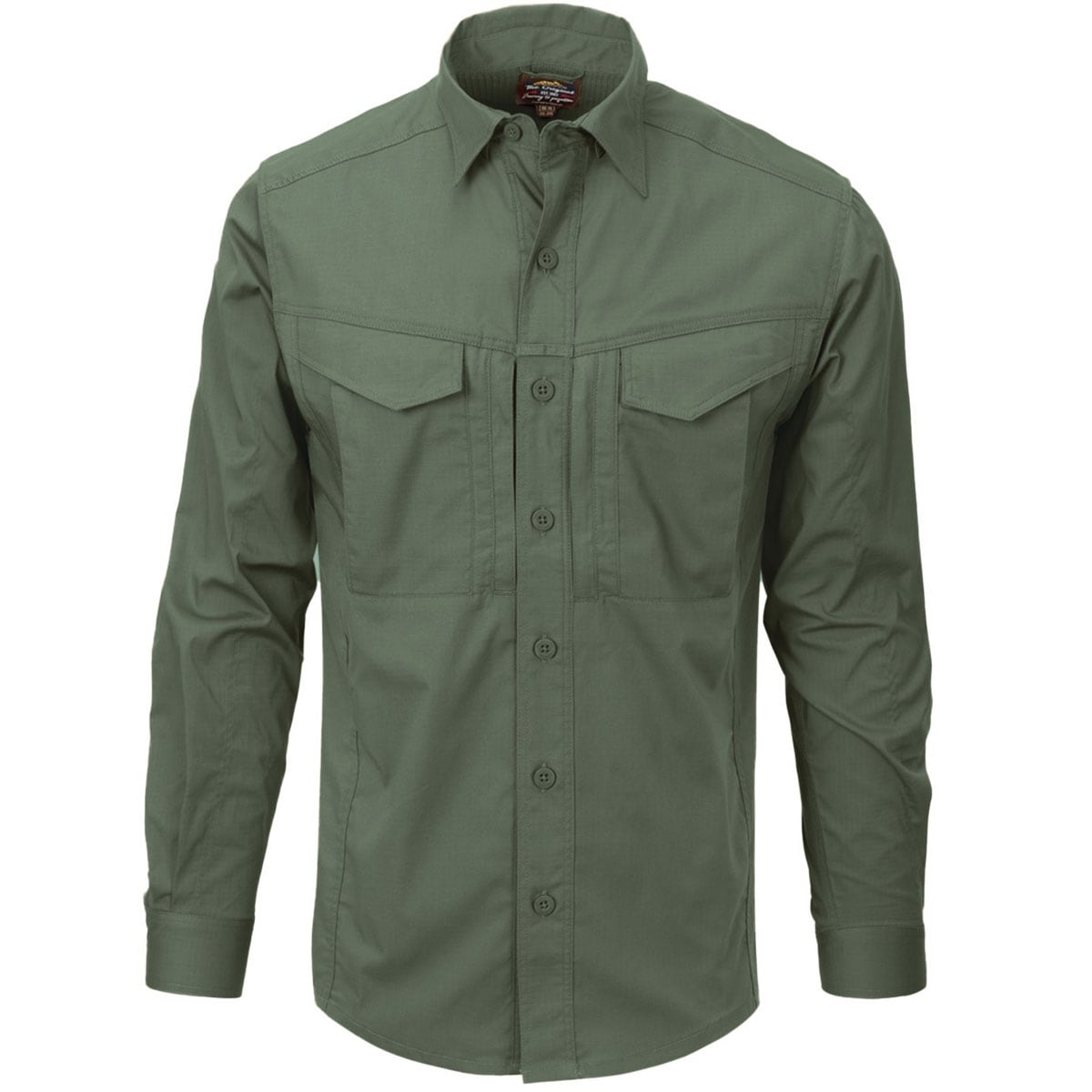 Helikon-Tex Defender Mk2 PolyCotton Ripstop Pitkähihainen Paita - Olive Green