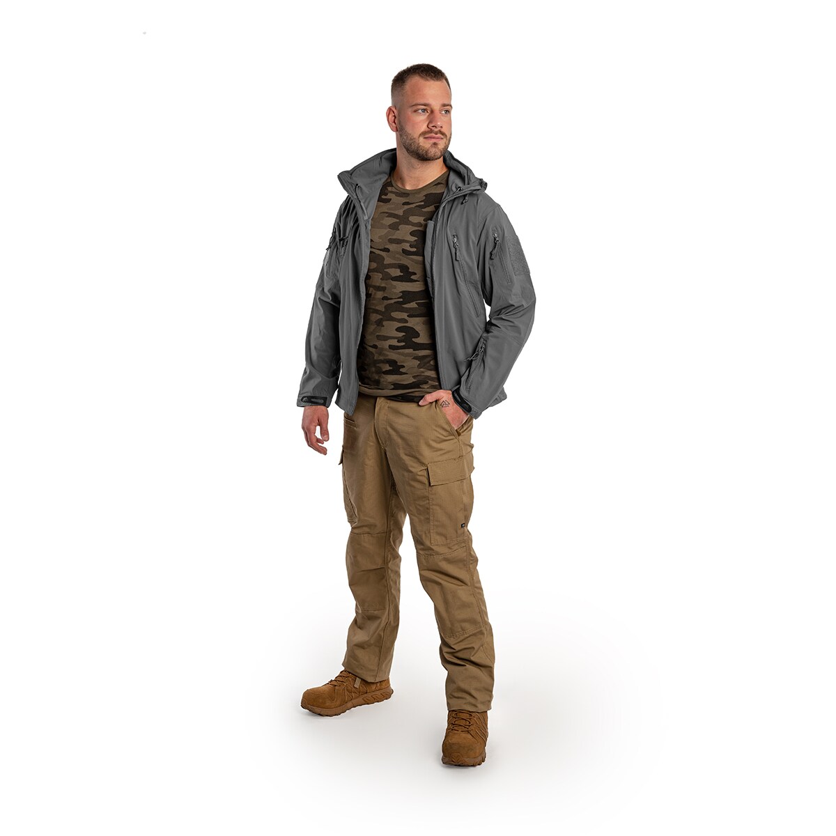 Helikon Trooper StormStretch softshell-takki - Shadow Grey