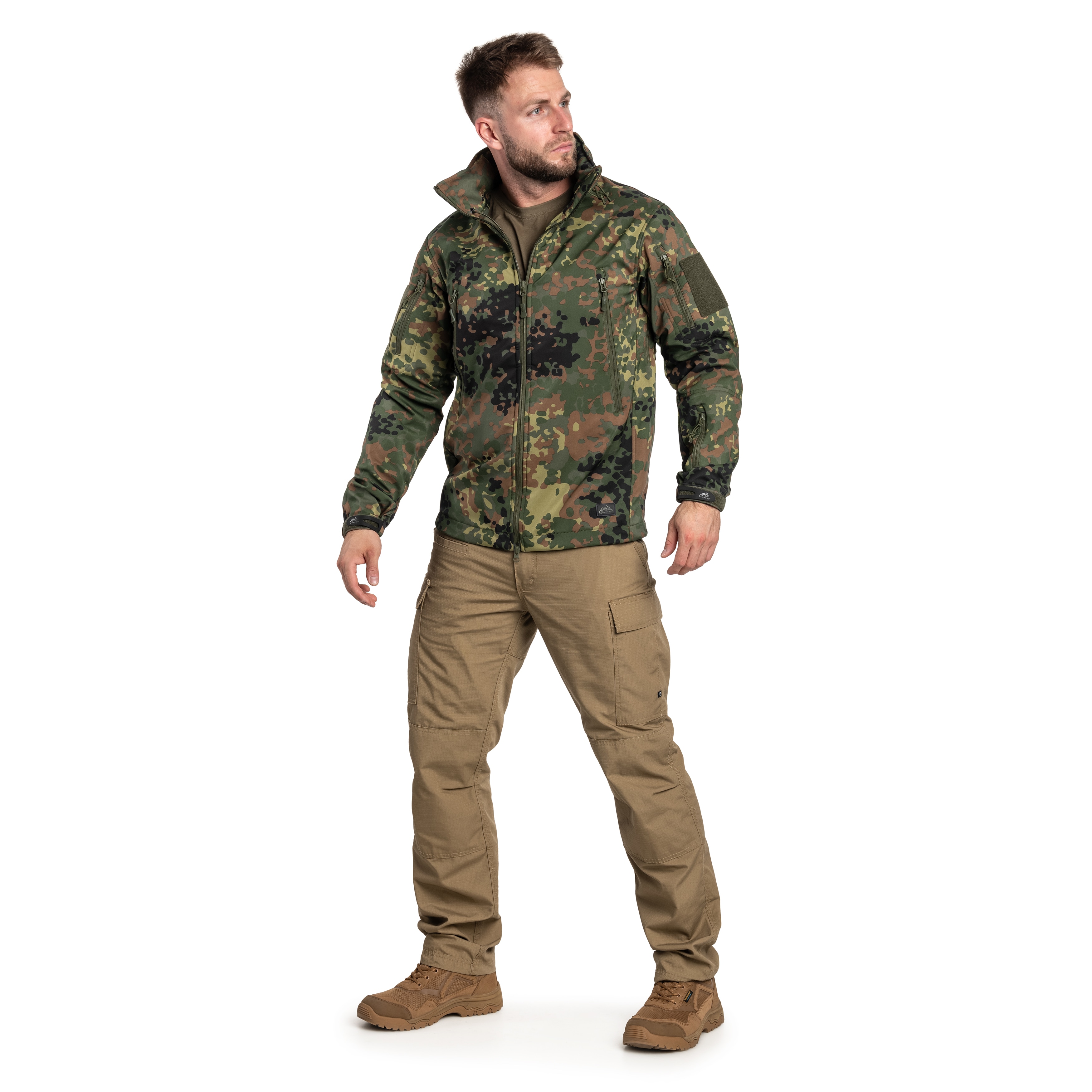 Helikon-Tex Gunfighter Softshell-takki Shark Skin Windblocker - Flecktarn
