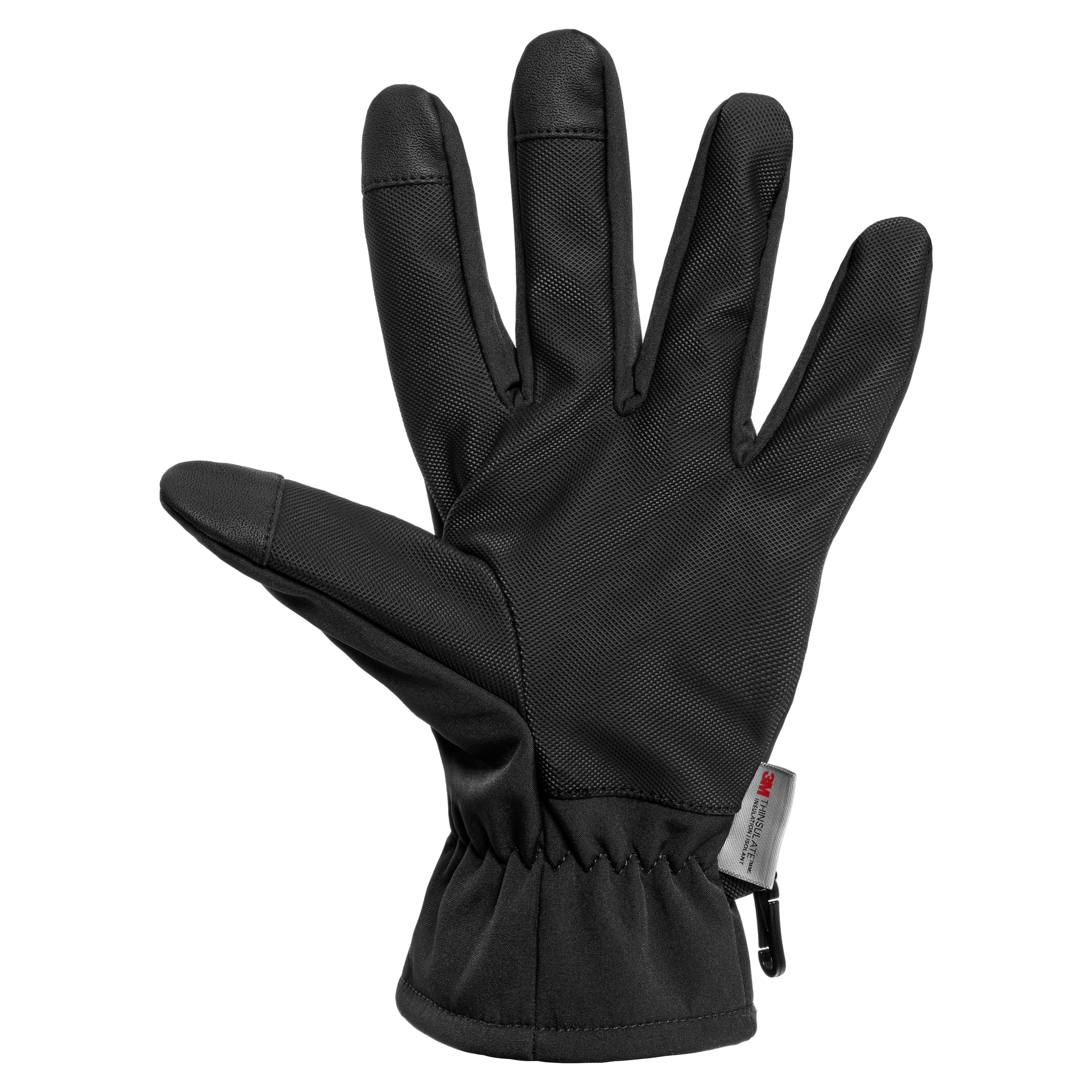 Mil-Tec Softshell Thinsulate Talvihanskat - Black