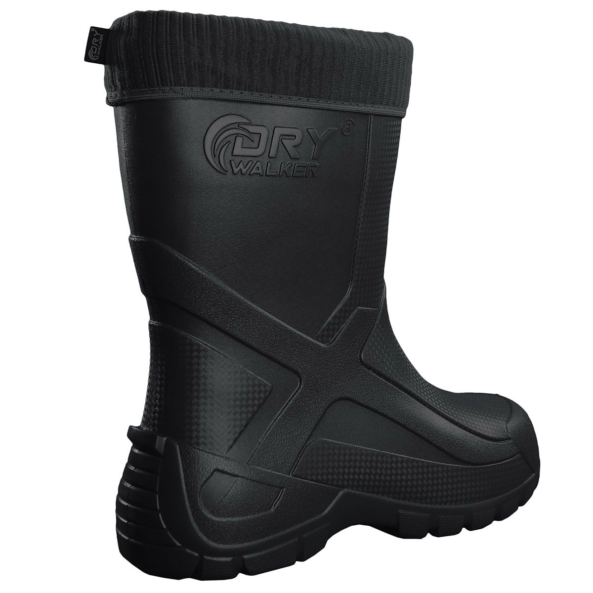 Dry Walker Xtrack Short kumisaappaat - Black