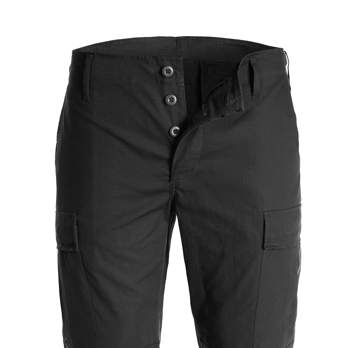 Mil-Tec Teesar Rip-Stop BDU Slim Fit Housut - Black