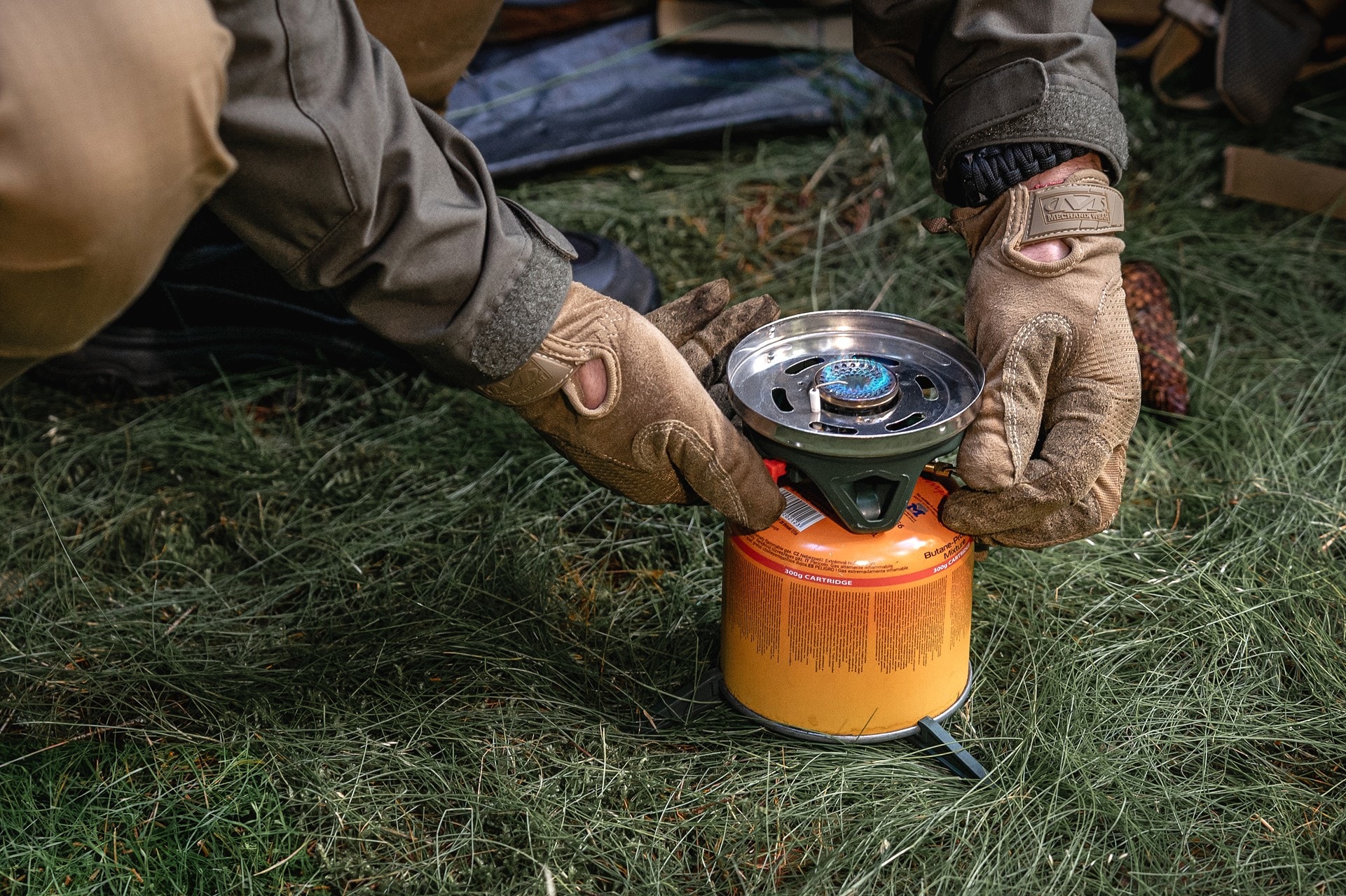 Highlander Fastboil MK3 Retkikeitin kattilalla - Olive