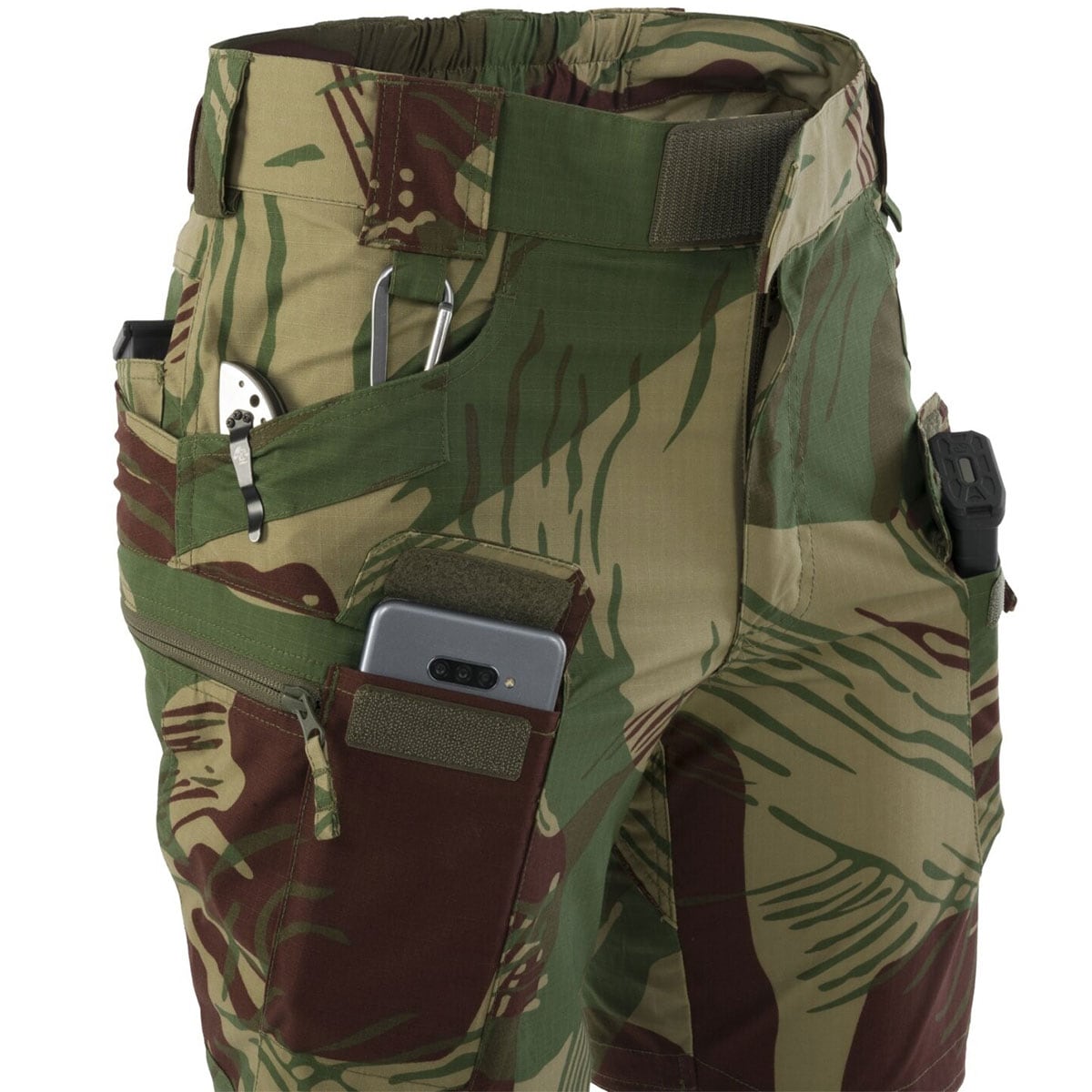 Helikon-Tex UTS PolyCotton Stretch Rip-Stop 8,5'' Shorts - Rhodesian Camo