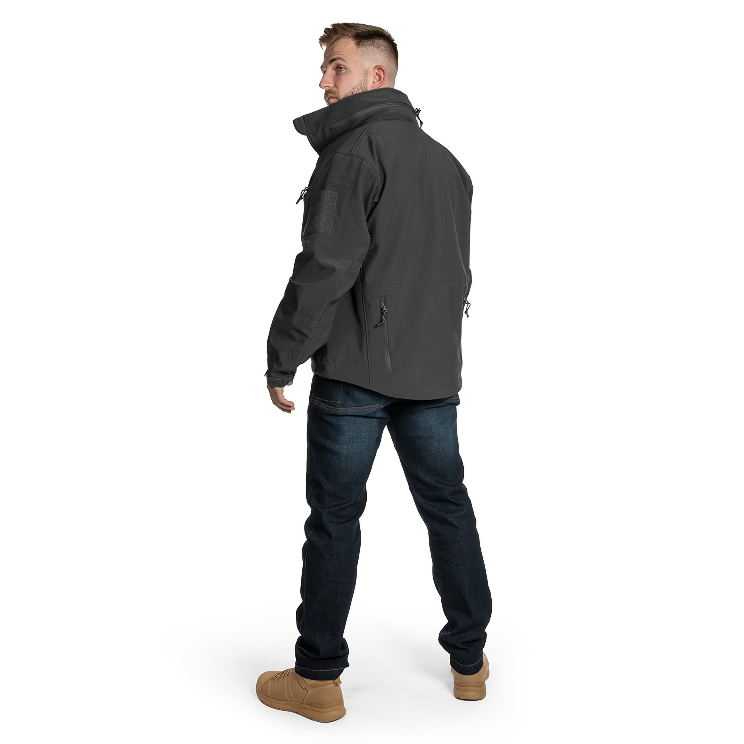 Helikon-Tex Gunfighter Softshell Shark Skin Windblocker - Black -takki