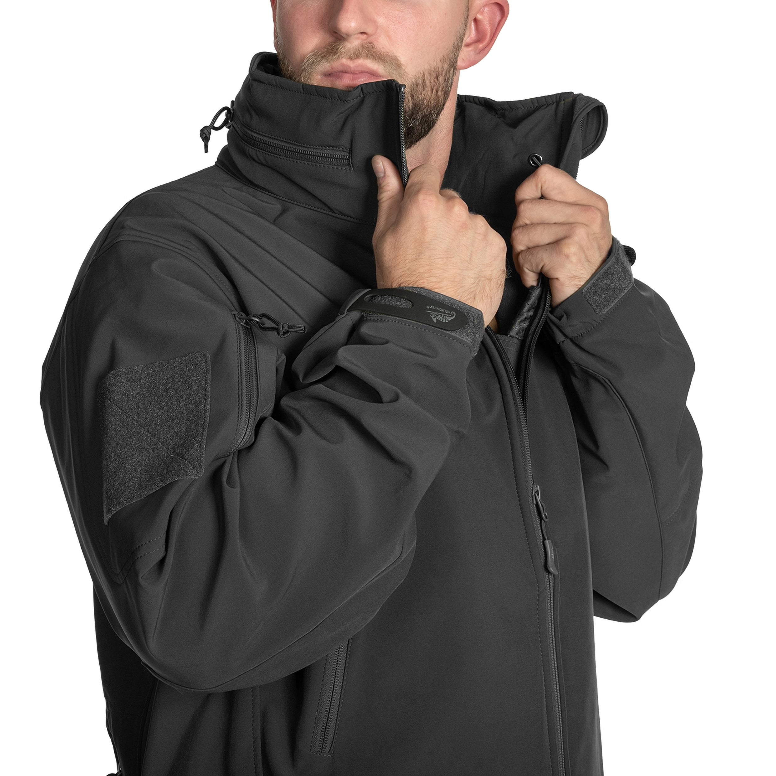 Helikon-Tex Gunfighter Softshell Shark Skin Windblocker - Black -takki