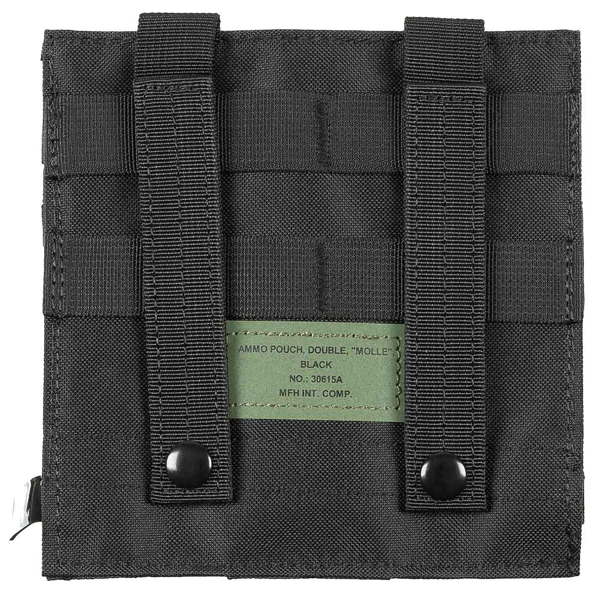 MFH Ammo Pouch MOLLE Kaksoislipas - Black