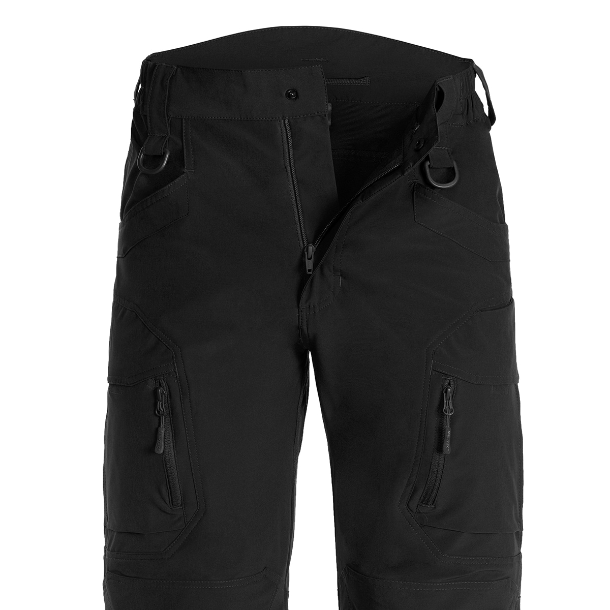 Mil-Tec Softshell Assault Housut - Black