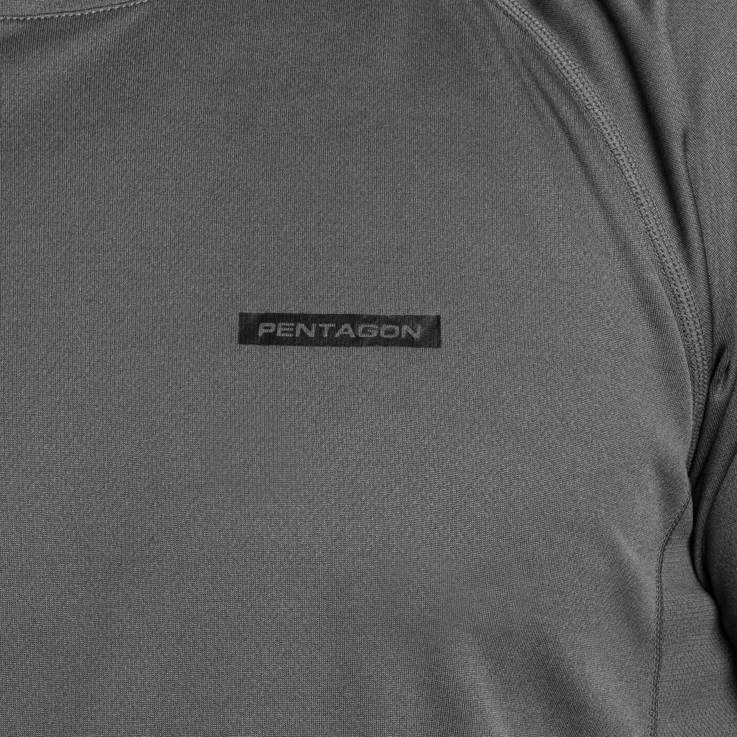 Pentagon Body Shock Tekninen Paita - Cinder Grey