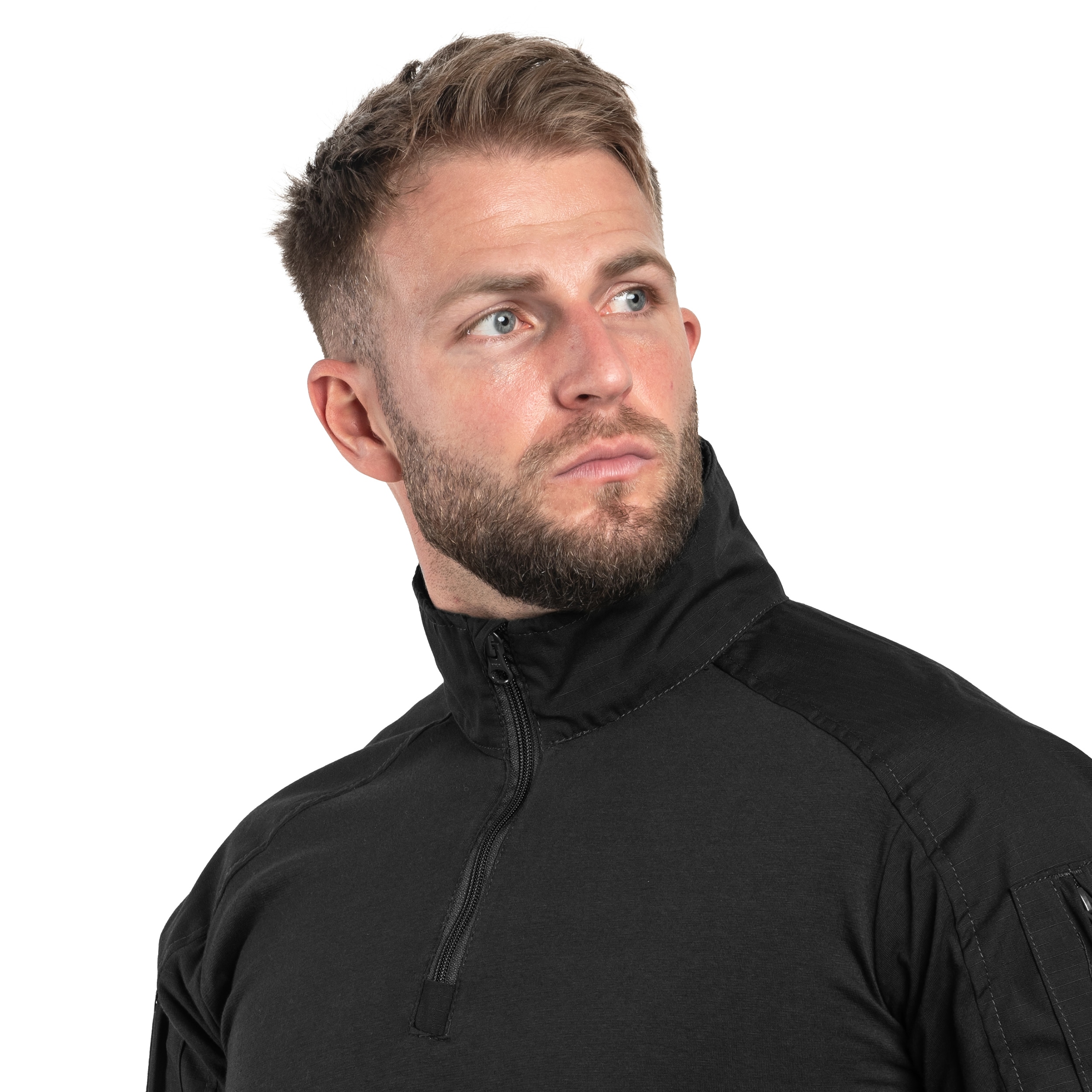 Sweatshirt Combat Shirt Texar - Black