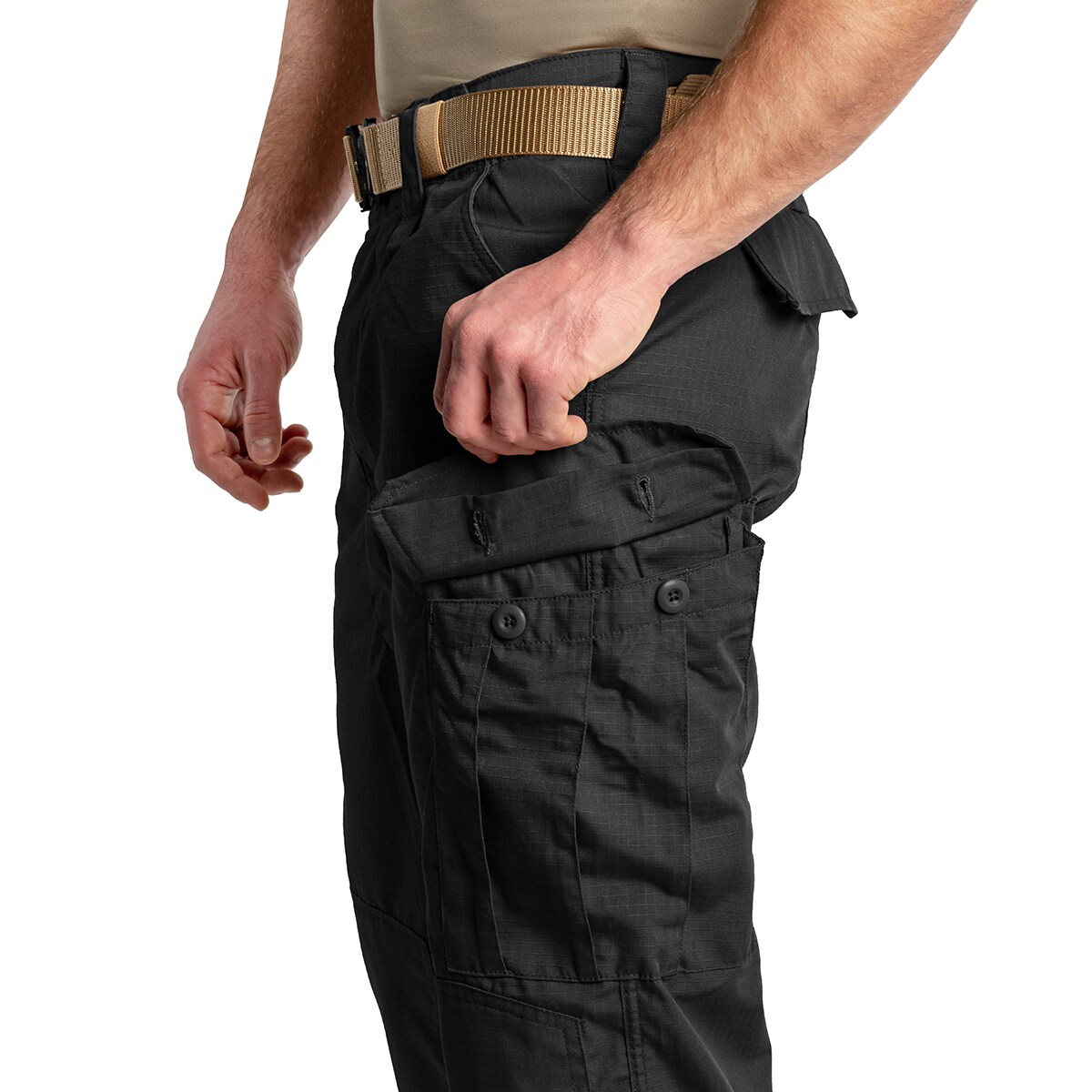 Pantalon militaire WZ10 Ripstop Texar - Black