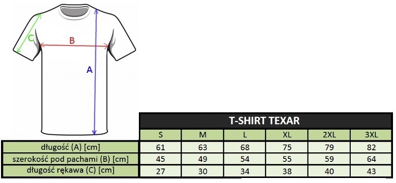 T-shirt Texar - Black