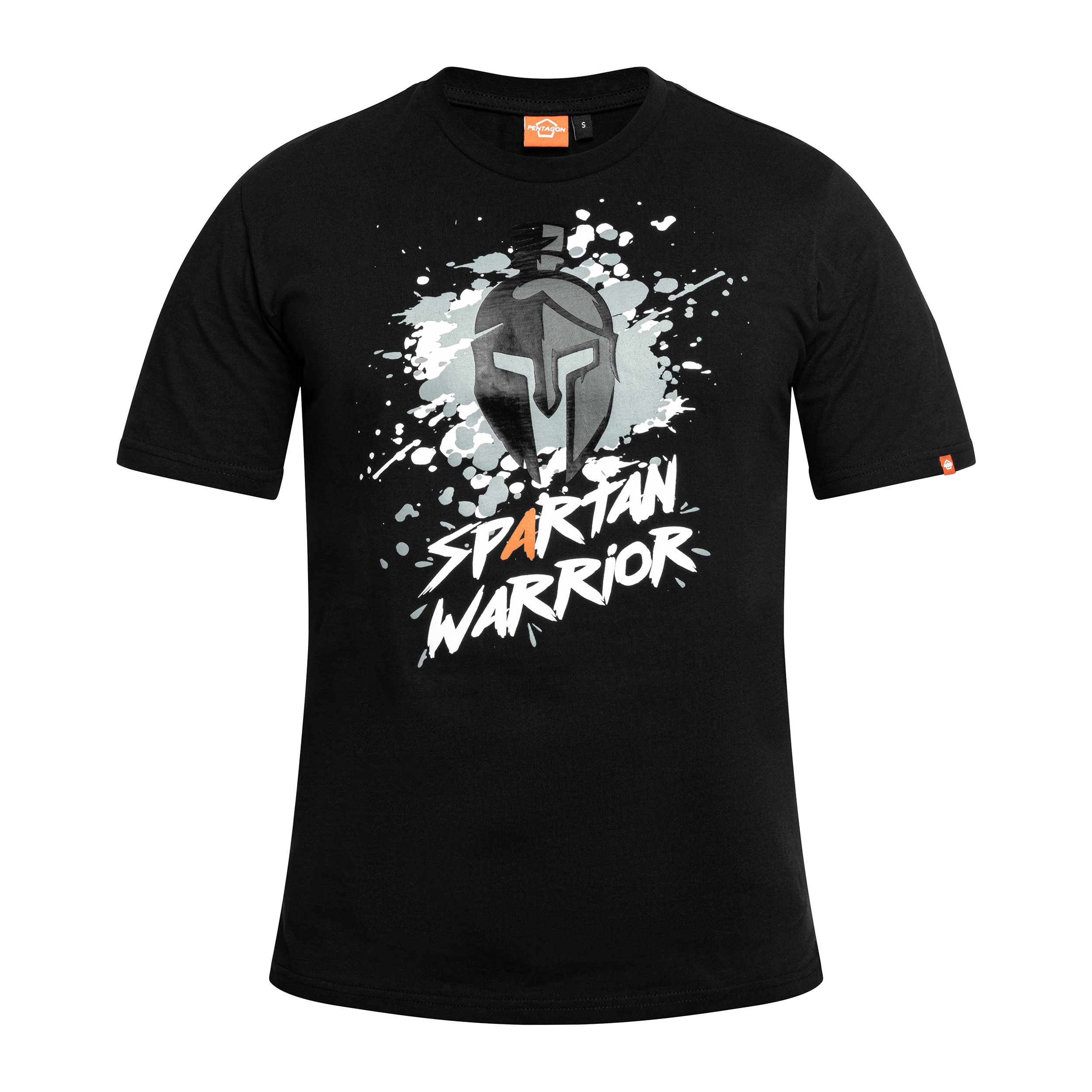T-Shirt Spartan Warrior Pentagon - Black
