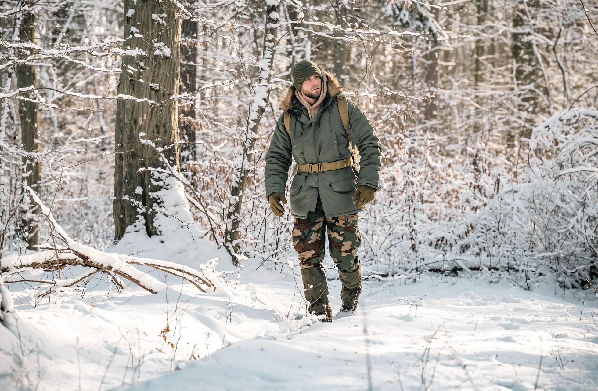 Pantalon militaire Teesar Rip-Stop BDU Slim Fit Mil-Tec - Woodland