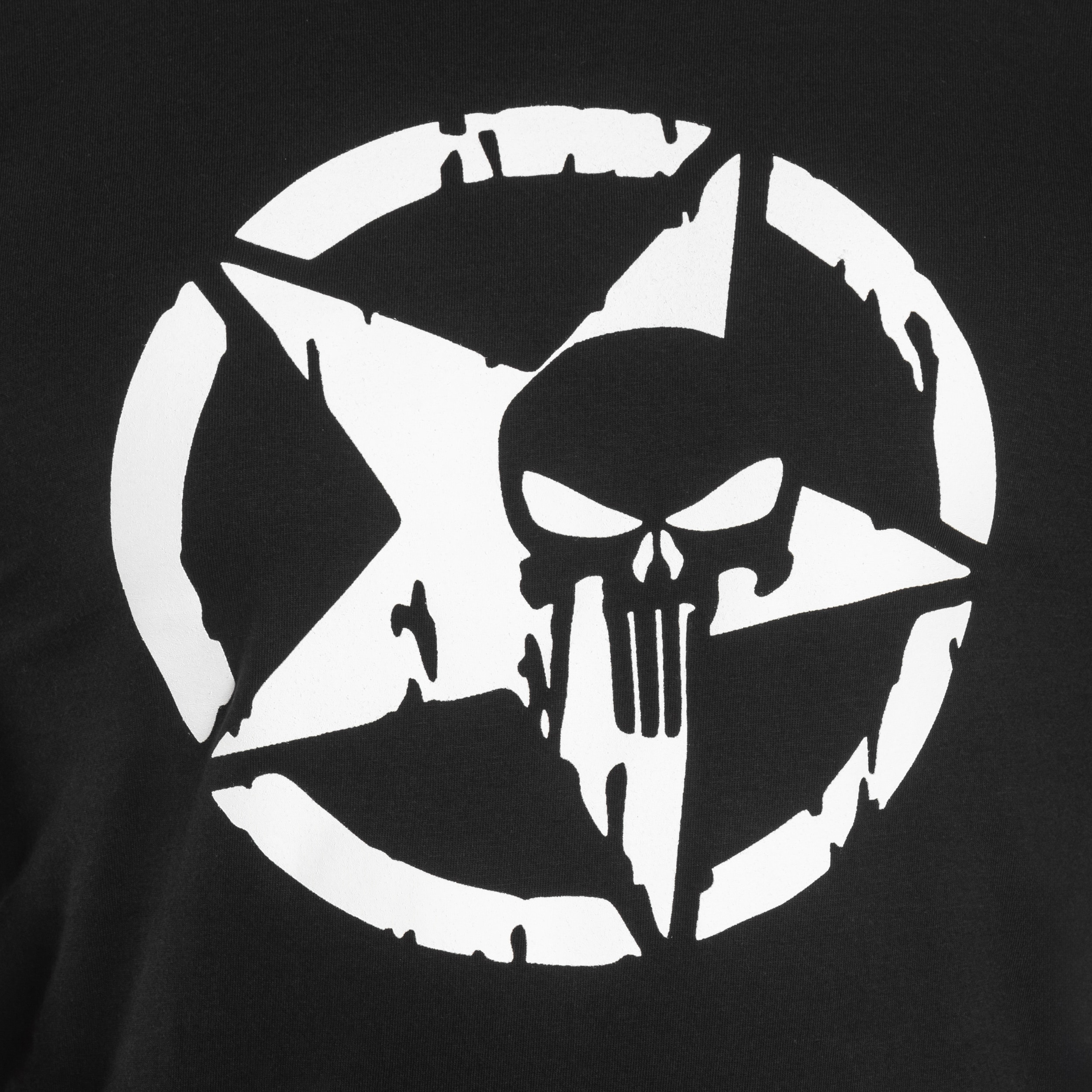 T-Shirt Punisher Military TigerWood - Black