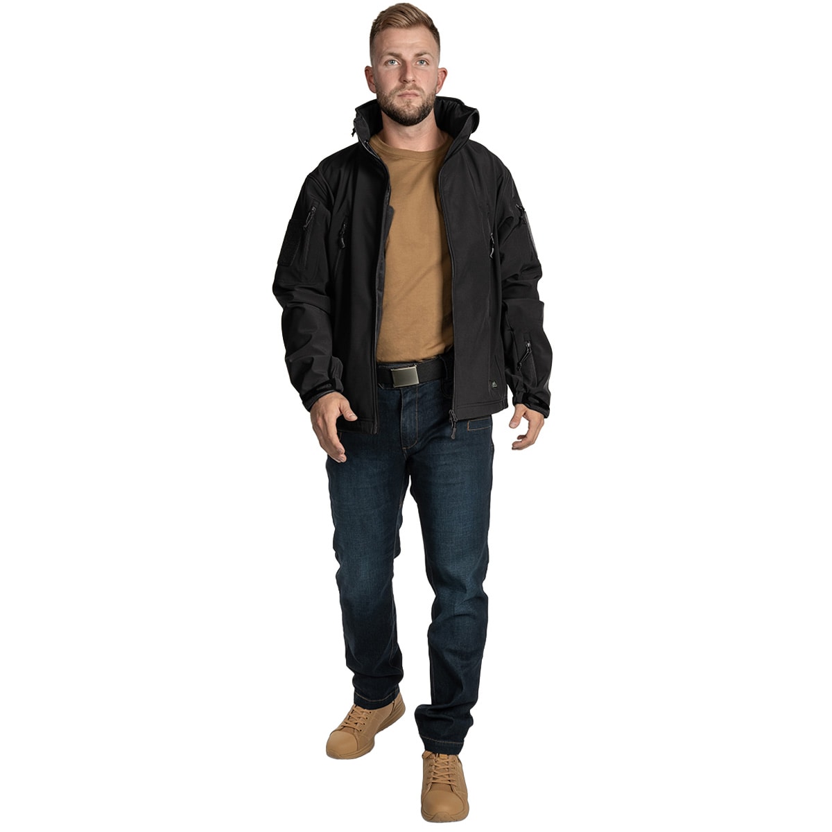 Veste Gunfighter Softshell Shark Skin Windblocker Helikon-Tex - Ash Grey