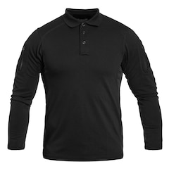 Polo Elite Pro Long Sleeve Texar - Black
