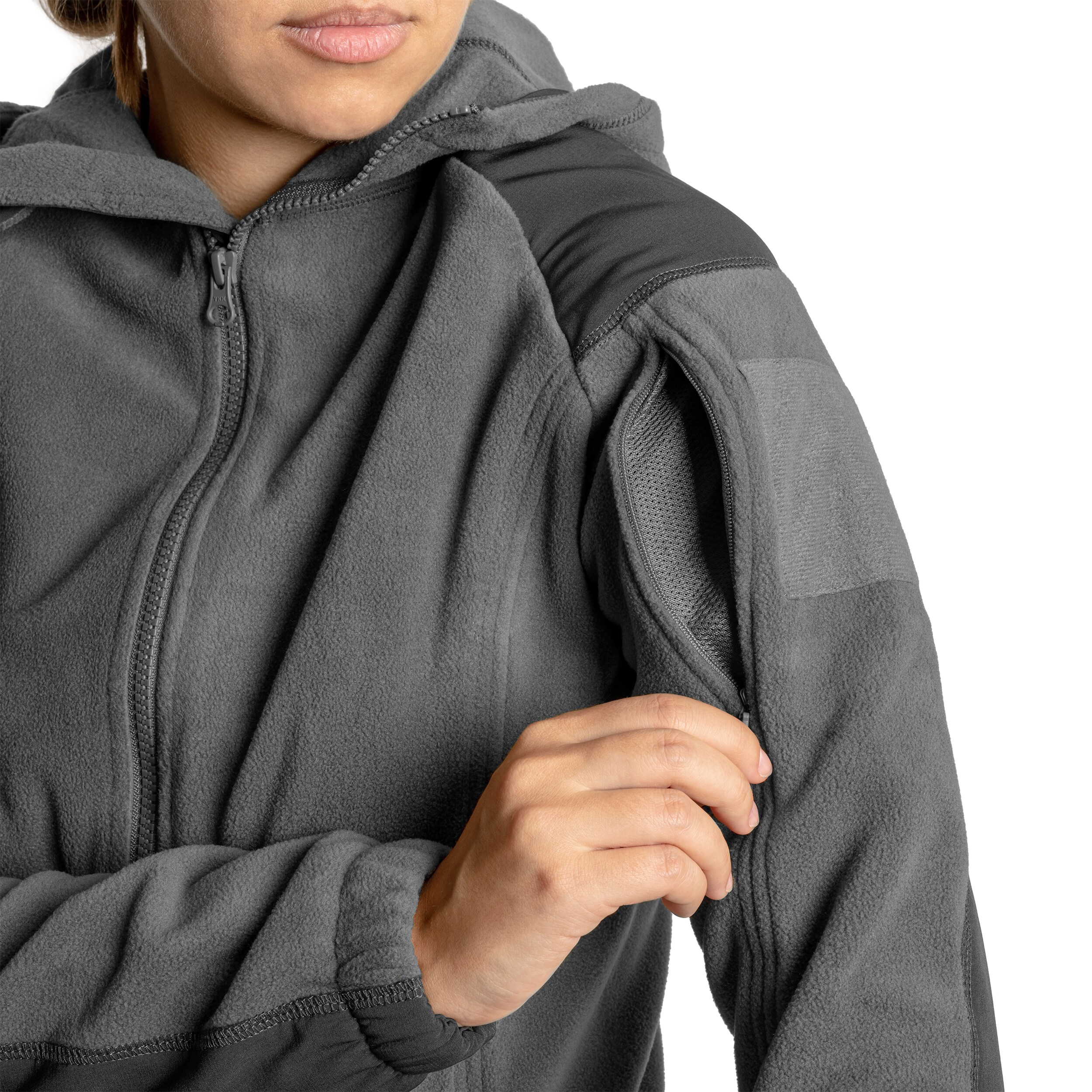 Polaire femme Cumulus Heavy Fleece Helikon - Shadow Grey