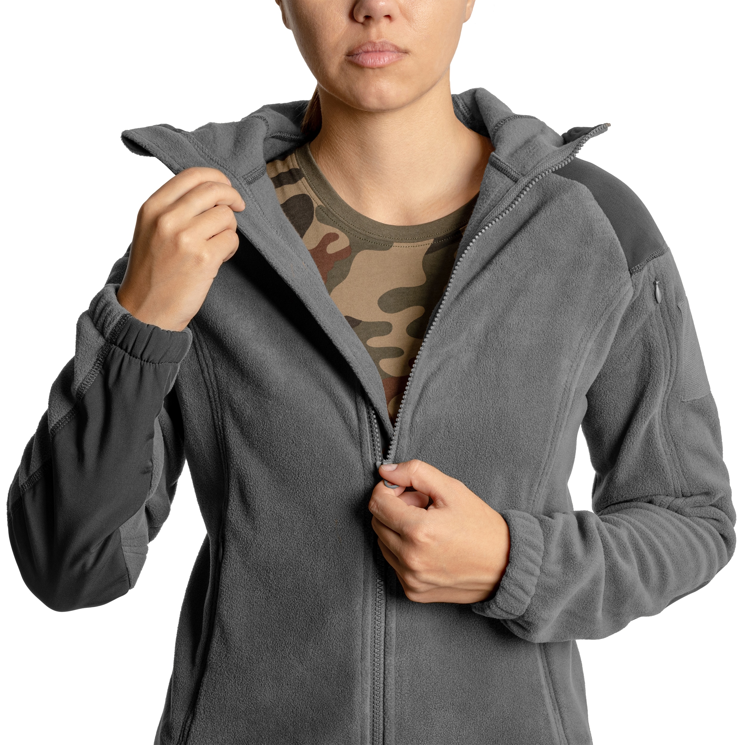 Polaire femme Cumulus Heavy Fleece Helikon-Tex - Shadow Grey