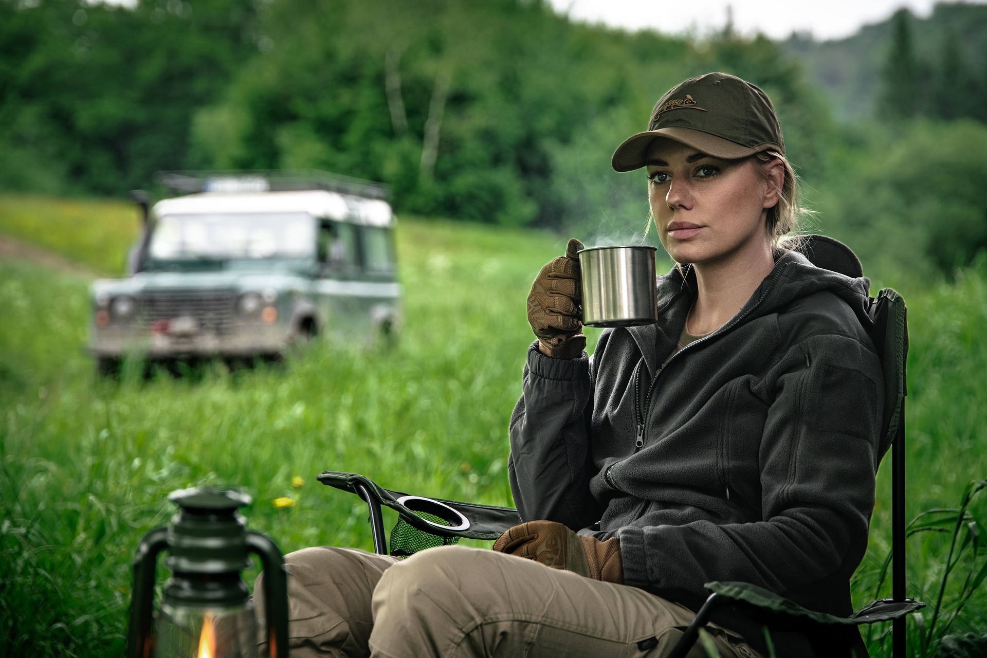 Polaire femme Cumulus Heavy Fleece Helikon-Tex - Shadow Grey