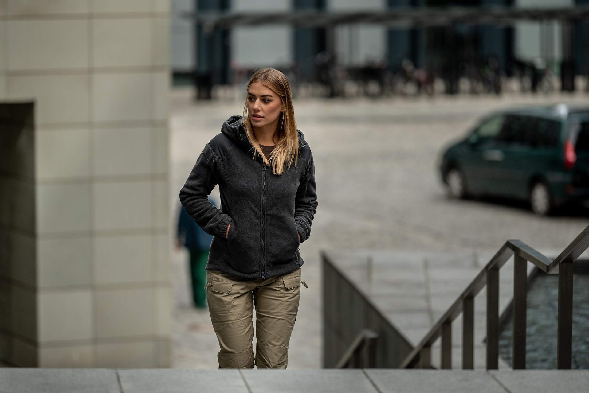 Polaire femme Cumulus Heavy Fleece Helikon - Shadow Grey
