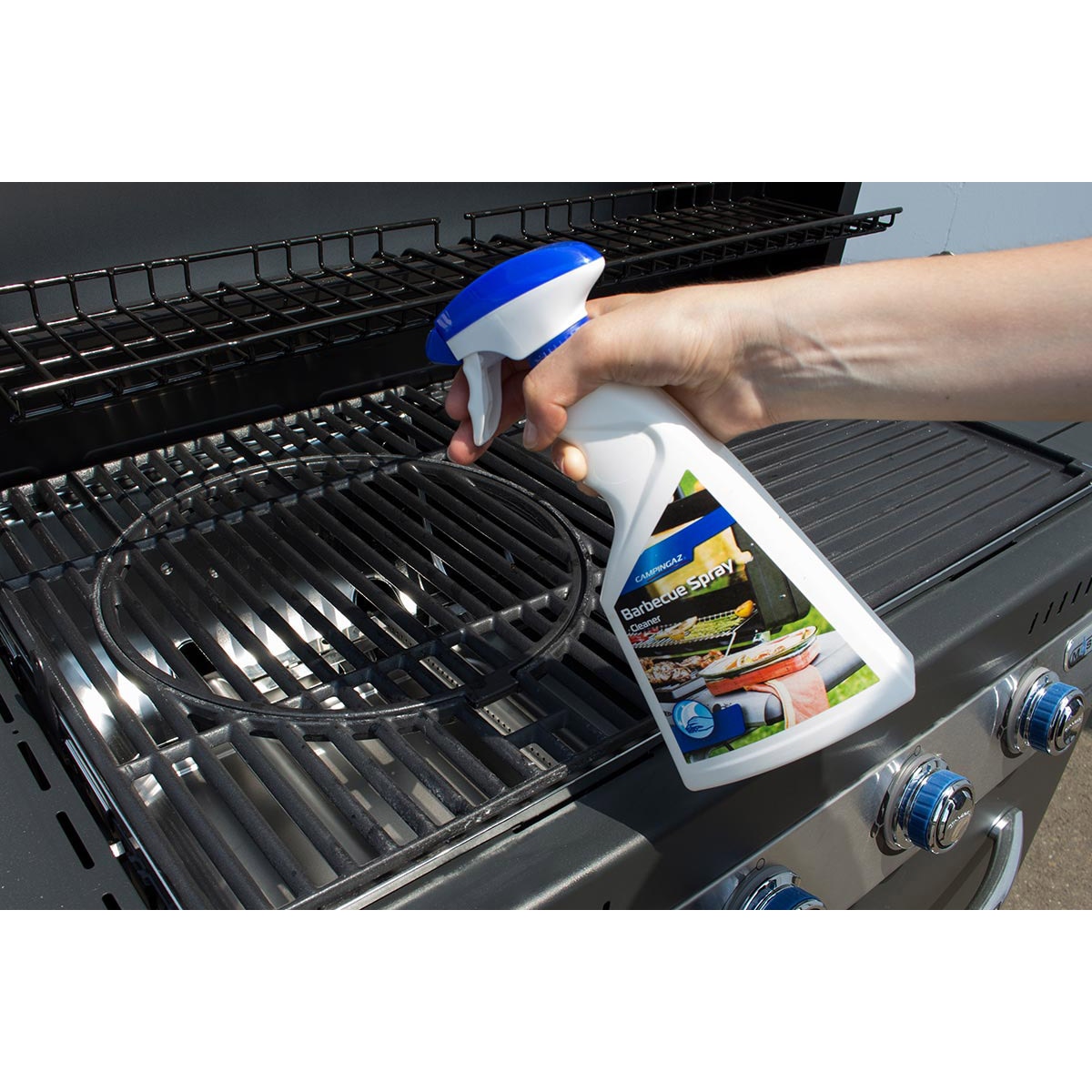 Liquide BBQ Spray Cleaner Bio pour le nettoyage du gril Campingaz 