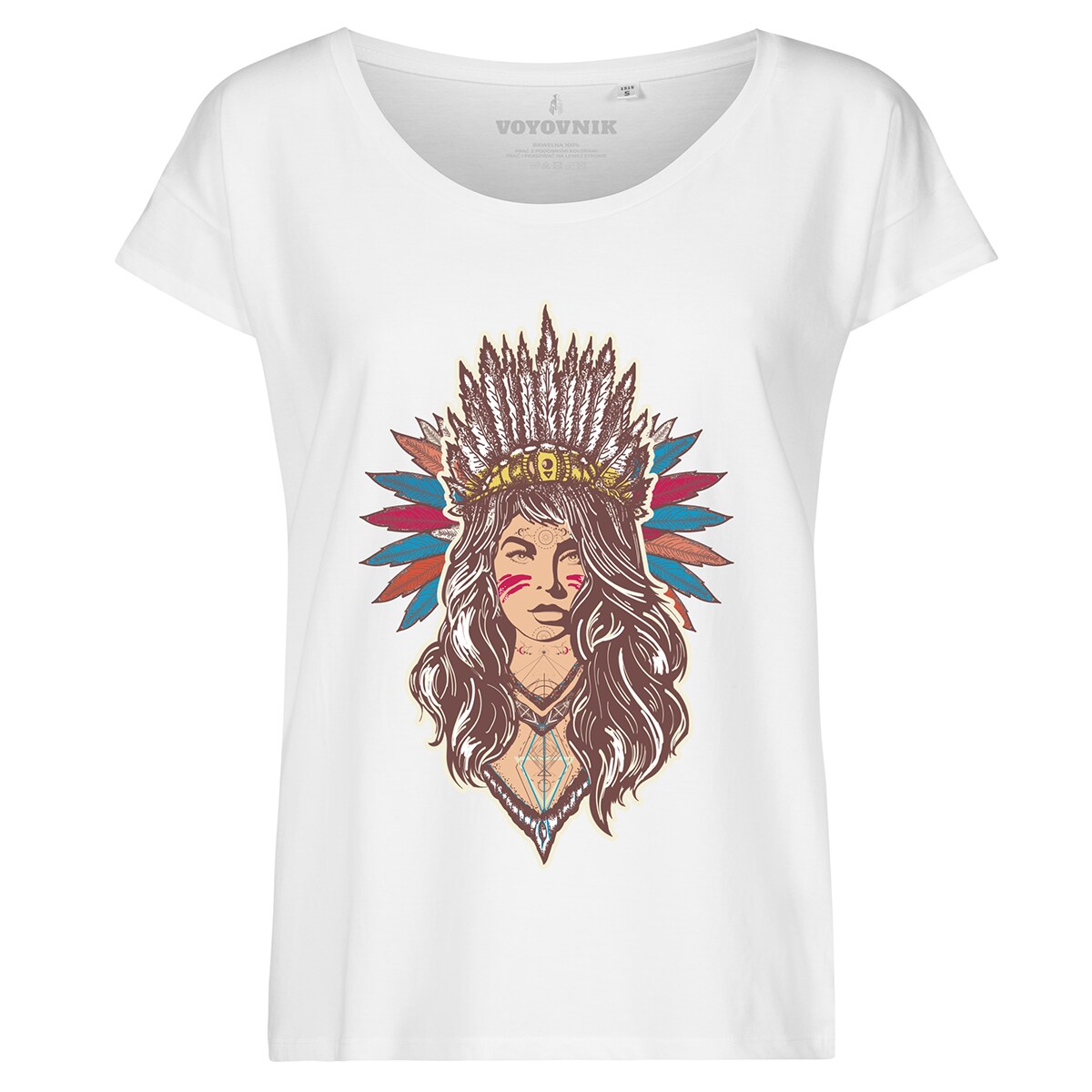 T-shirt pour femmes Siuox Warbonnet Voyovnik - White