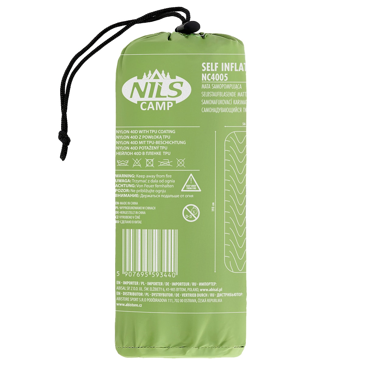 Matelas une place NC4005 Nils Camp - Green