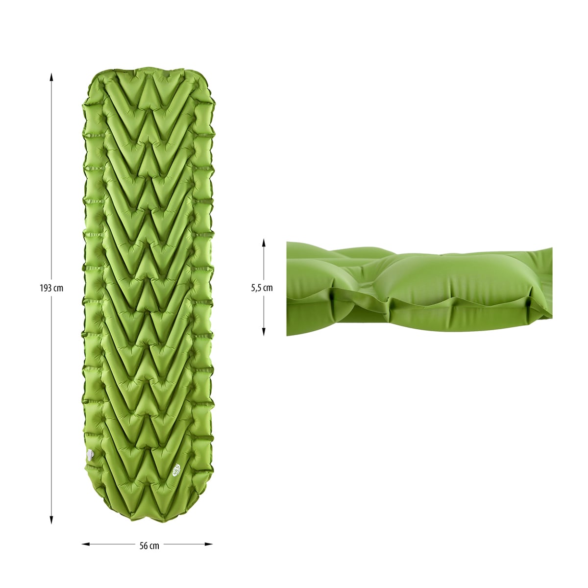 Matelas une place NC4005 Nils Camp - Green