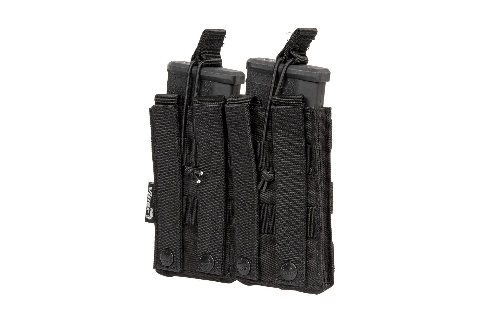Pochette Quick Release Viper Tactical pour 2 chargeurs 5,56 mm - Noir
