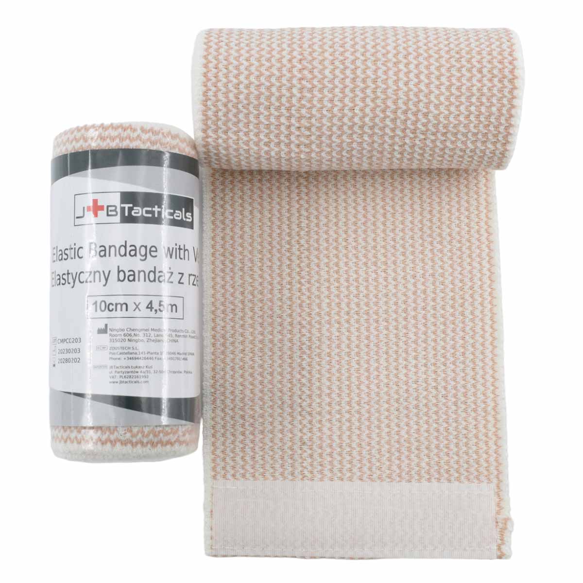 Bandage élastique Honeycomb avec velcro 10 cm JB Tacticals